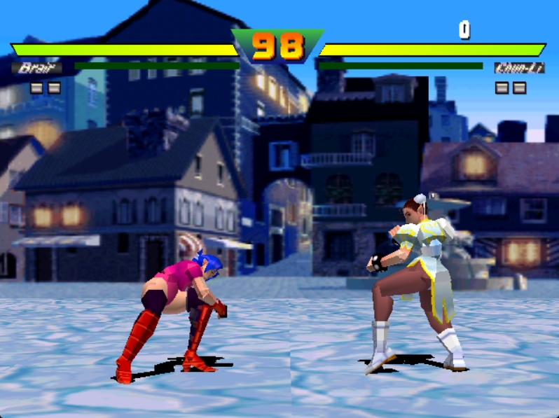 Street Fighter EX Plus - Arcade game screenshot (1997) by Capcom